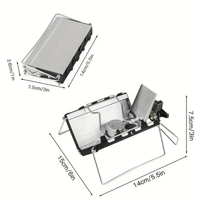 Zusammenklappbarer Gaskocher Ultraleicht Outdoor Camping