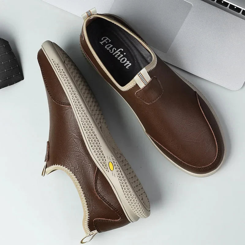 Herren Lederschuhe Business Schuhe Schwarz Elegант - BerlinGlamour