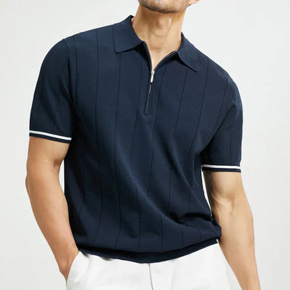Herren Polo Shirt Slim Fit Elegantes Casual