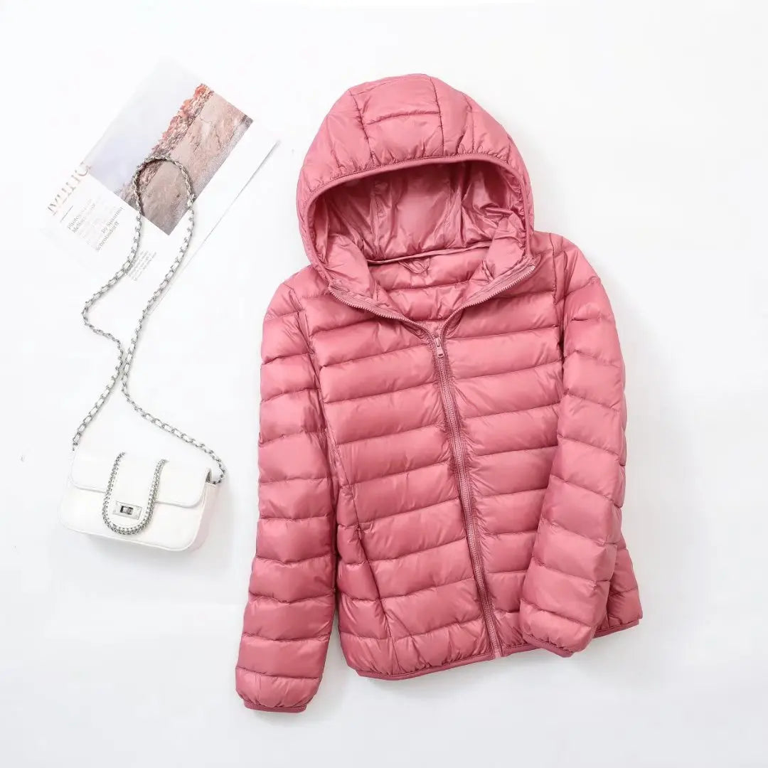 Daunenjacke Wendejacke Warm Damen