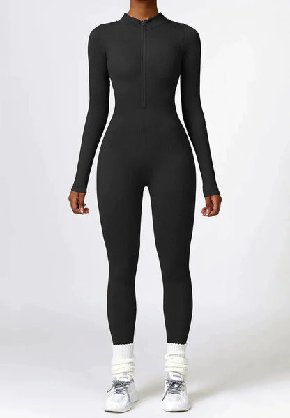 Aktiver Jumpsuit Stretch Damen Sportanzug