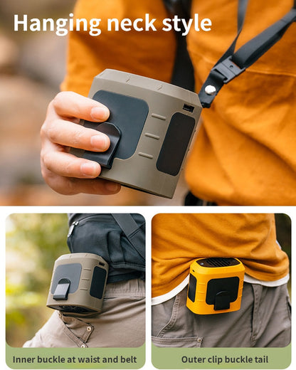 Camping Ventilator Wiederaufladbar mit Powerbank