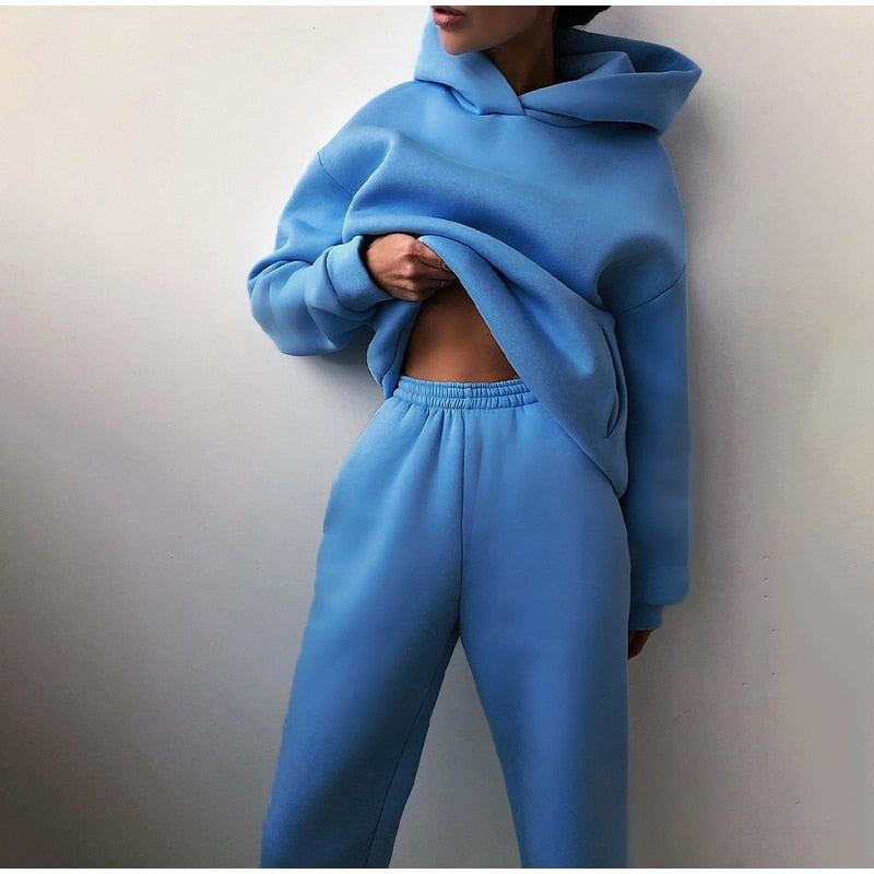 Sportliches Jogging Set Damen Baumwolle