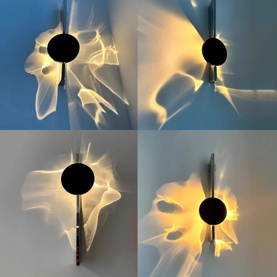 Moderne LED Wandlampe Glow Effekt Dimmbar