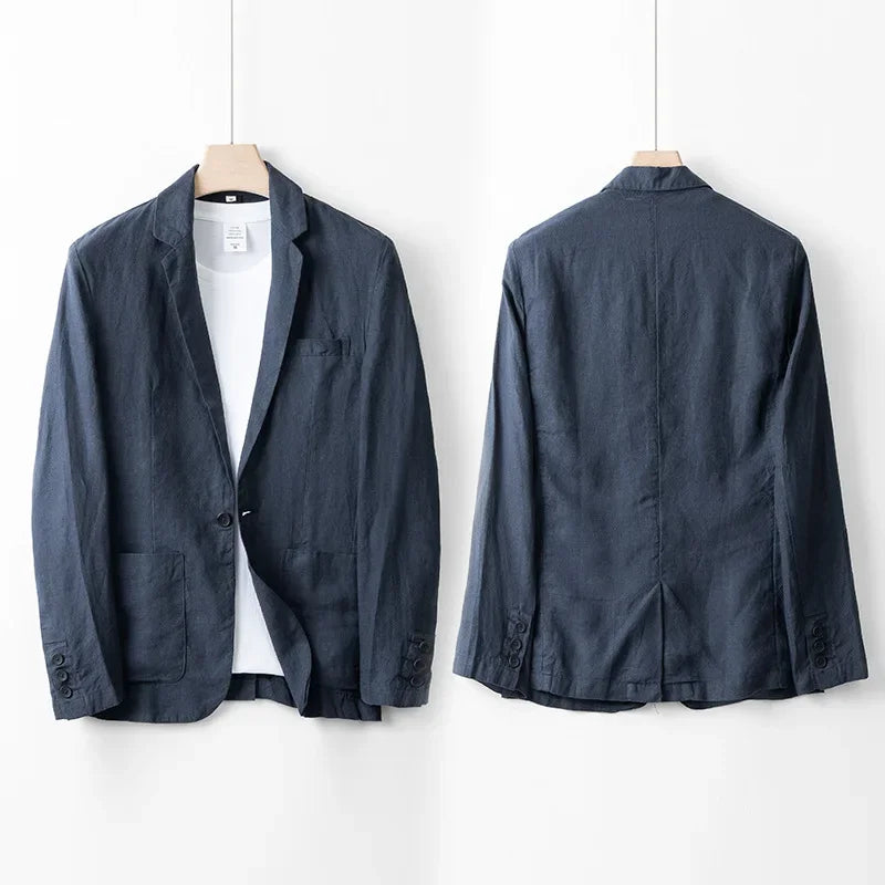 Leinenblazer Herren Leicht Sommer Modern - BerlinGlamour