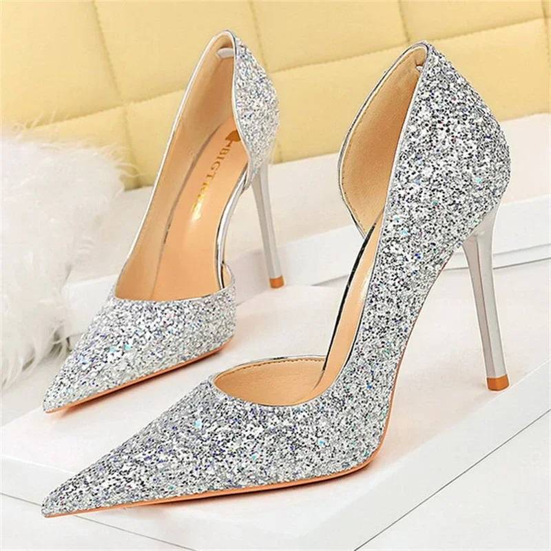 Stiletto Schuhe Hochzeit Hochhackig Glamour Damen