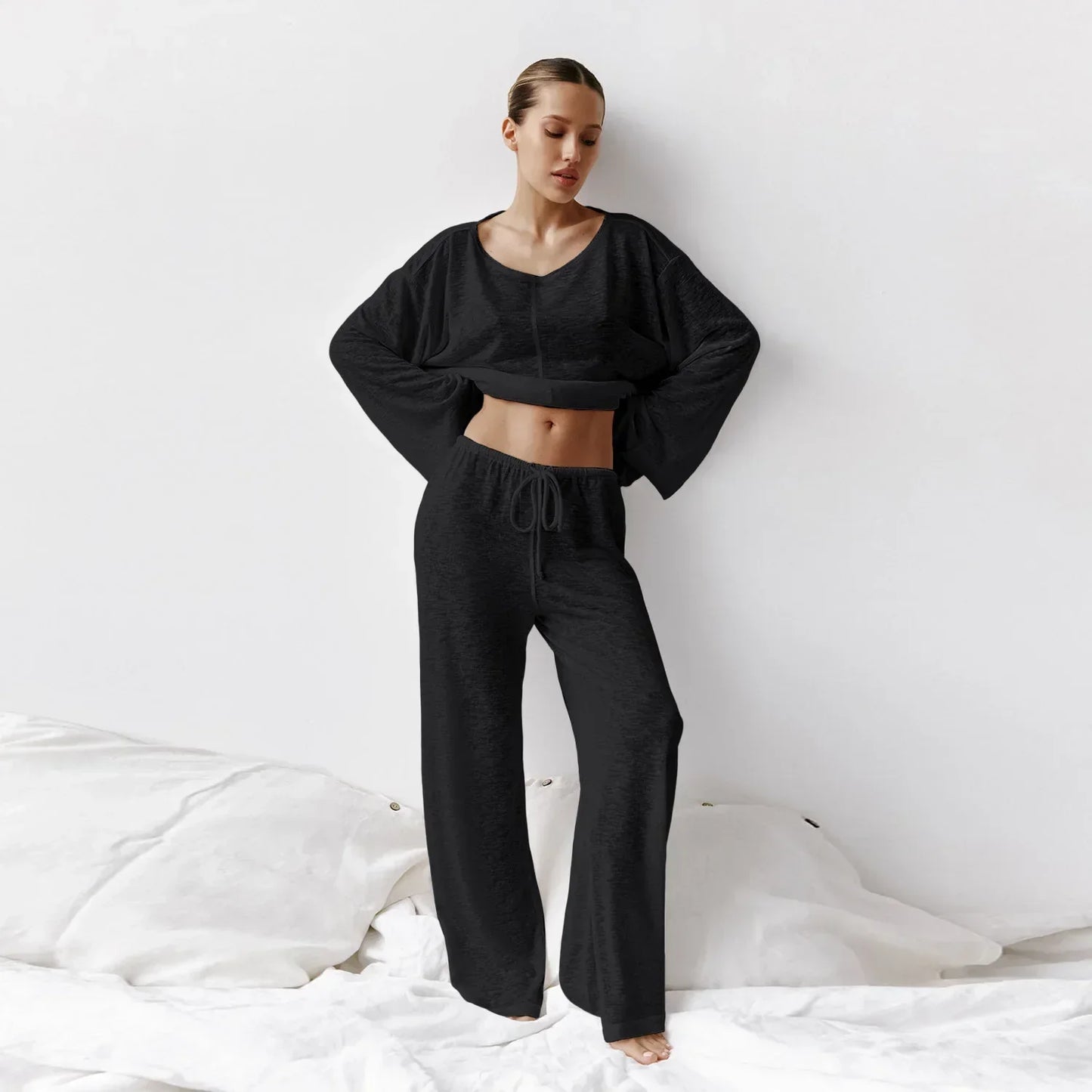 Damen Loungewear Set Bequem Modern