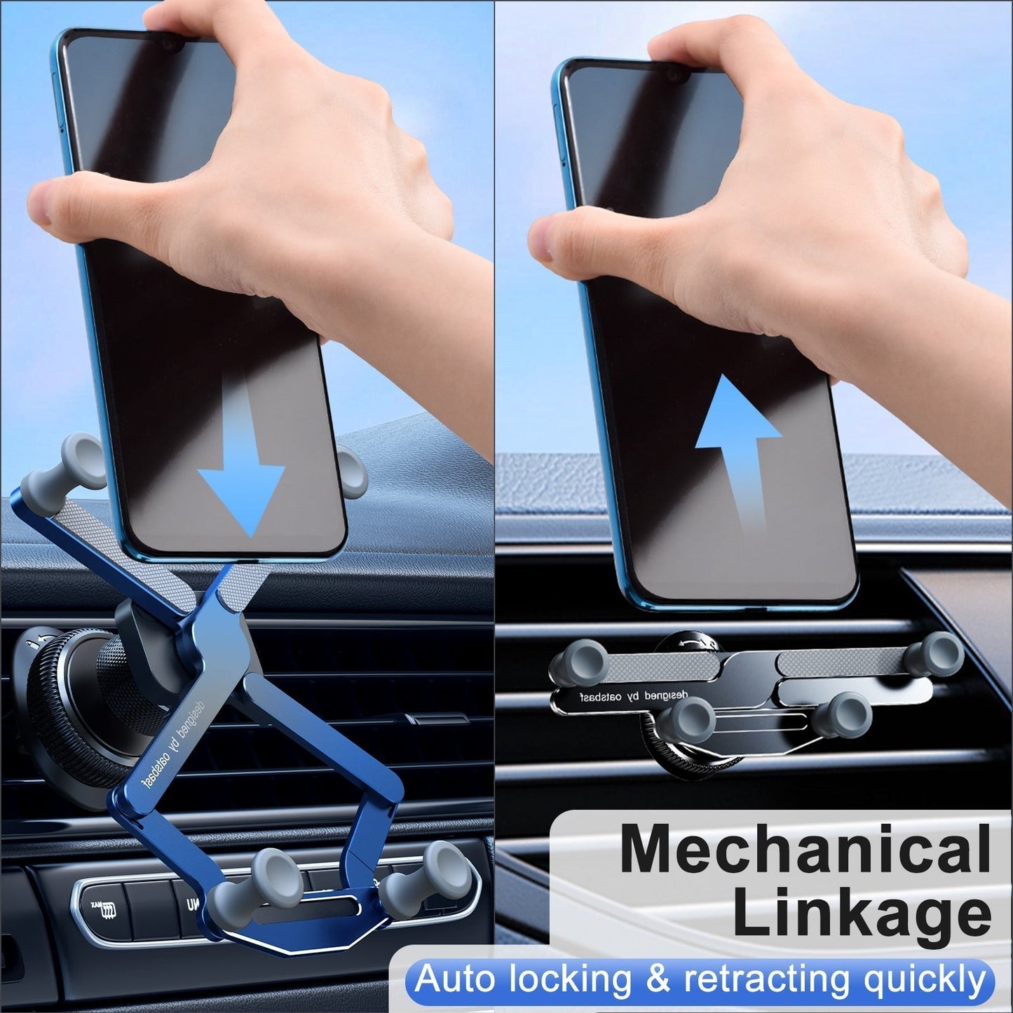 Auto Handyhalter Drehbar Unsichtbar Luftauslass Montage
