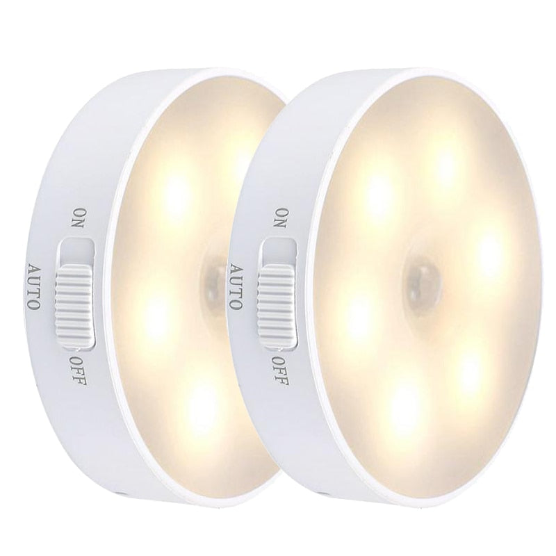 LED Nachtlampe Mini Bewegungsmelder Klebbar