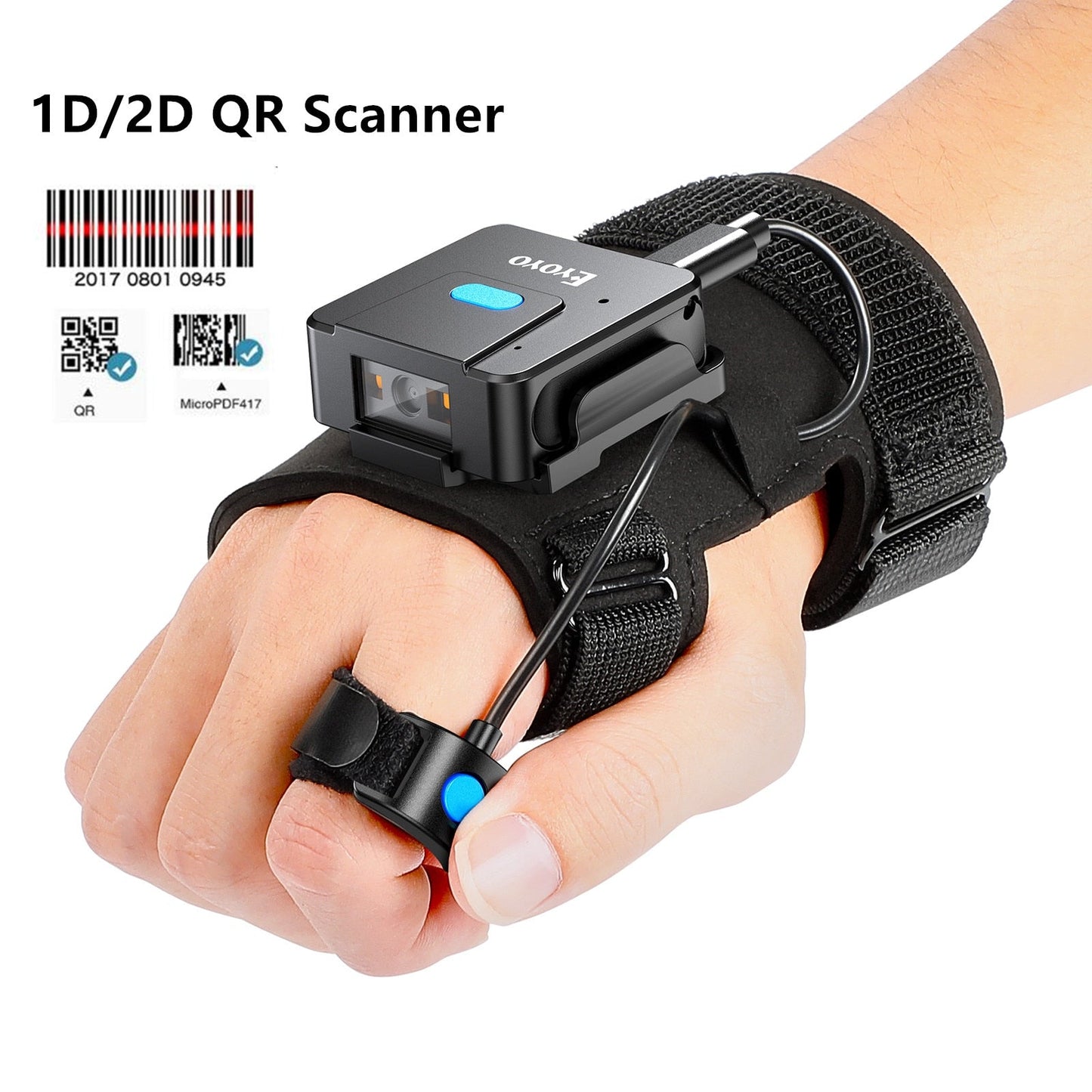 Bluetooth Barcode Handschuh Scanner Funktionshandschuh - BerlinGlamour