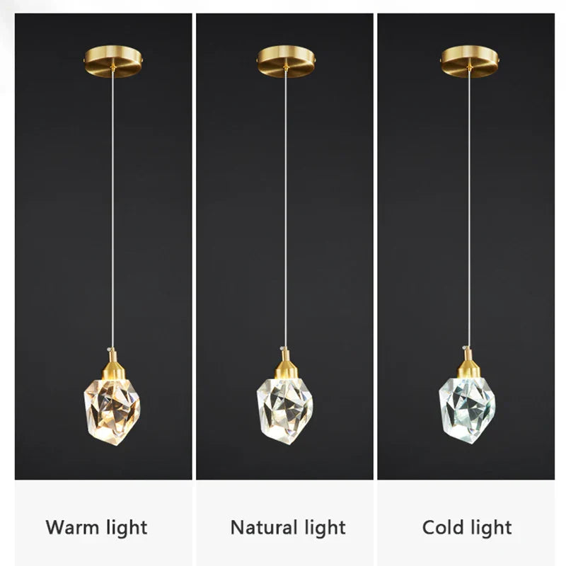 Kristall Pendelleuchte Elegant Luxus Modern