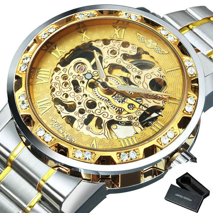 Titan Skelettuhr Mechanisch Leuchtend Elegant