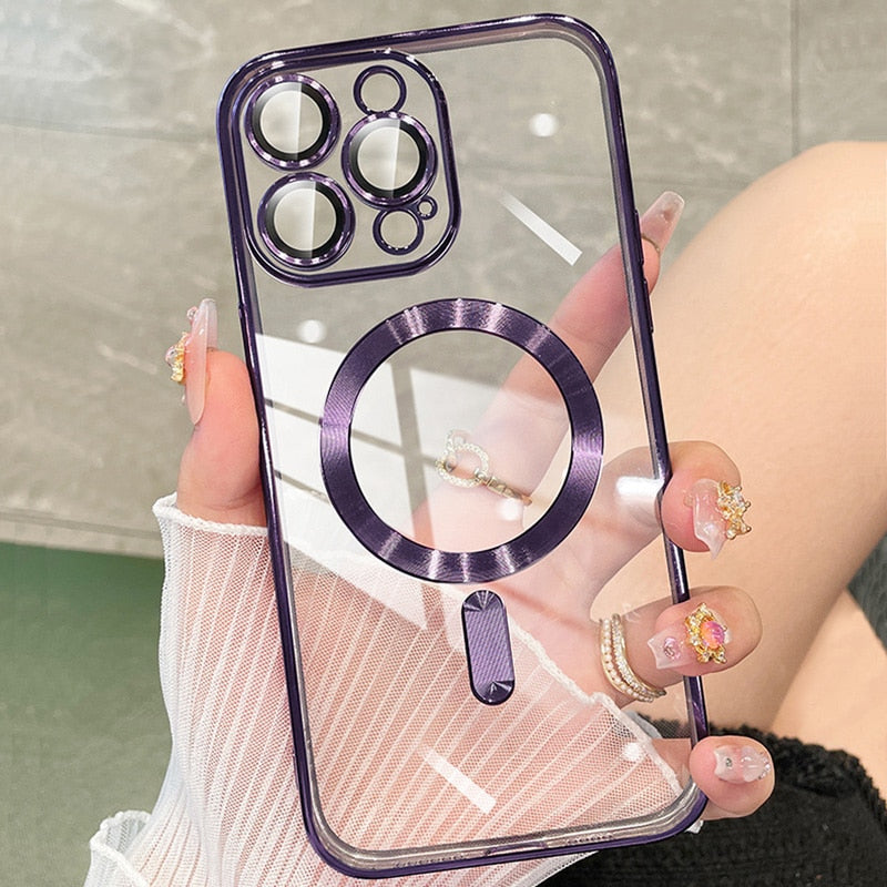 Transparente Silikon iPhone Hülle Durchsichtig Slim - BerlinGlamour