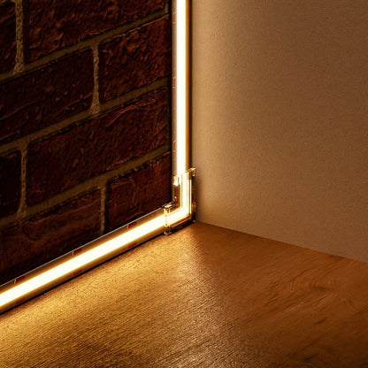 LED Streifenverbinder L-Form Durchsichtig