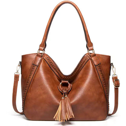 Elegante Damen Leder Handtasche