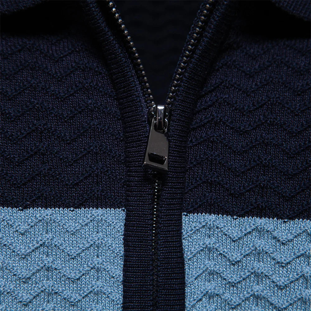 Herrenhemd Rippenmuster Modern Slim Fit