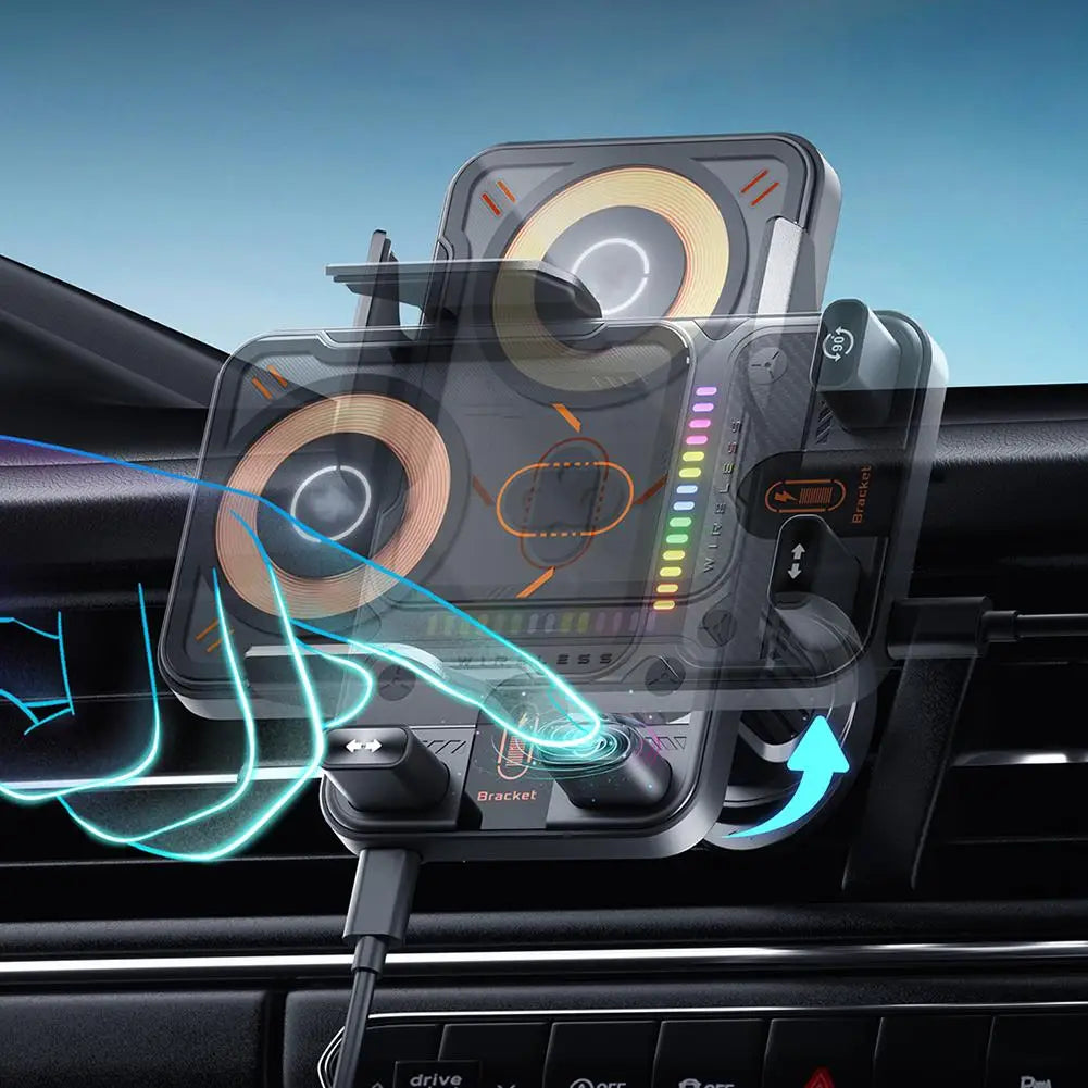 Wireless Auto-Ladestation Kfz-Telefonhalter Mit Klemme