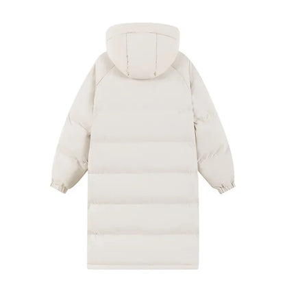 Damen Skijacke Lang Steppjacke Warm