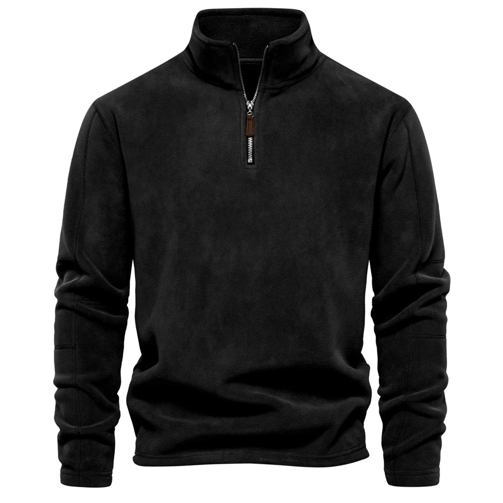 Fleece Rollkragenpullover Warm Modern