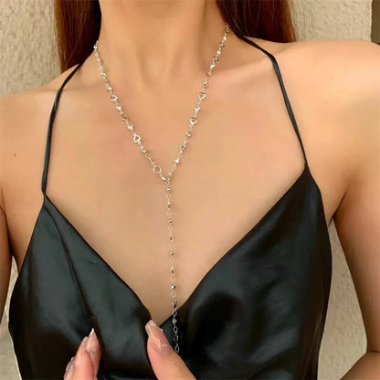 Schmuck Halskette Zirkon Kristall Damen Kette Bunt