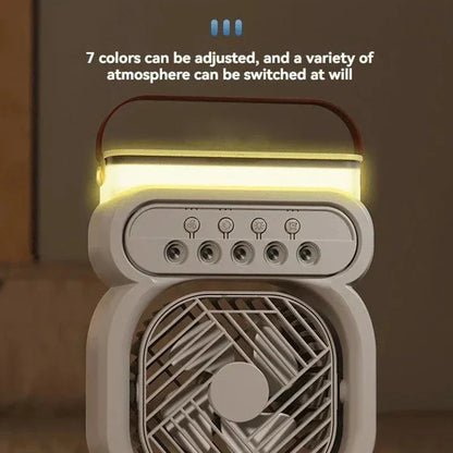 Luftkühler LED Nachtlampe 3in1 Klimagerät Ventilator