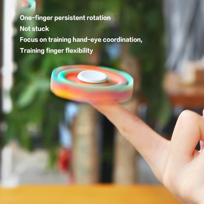 Bunter Hand Spinner Anti Stress Silikon Fidget Spinner