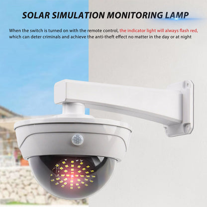 Wasserdichte Solar-Sicherheitskamera Outdoor Dummy-Kamera