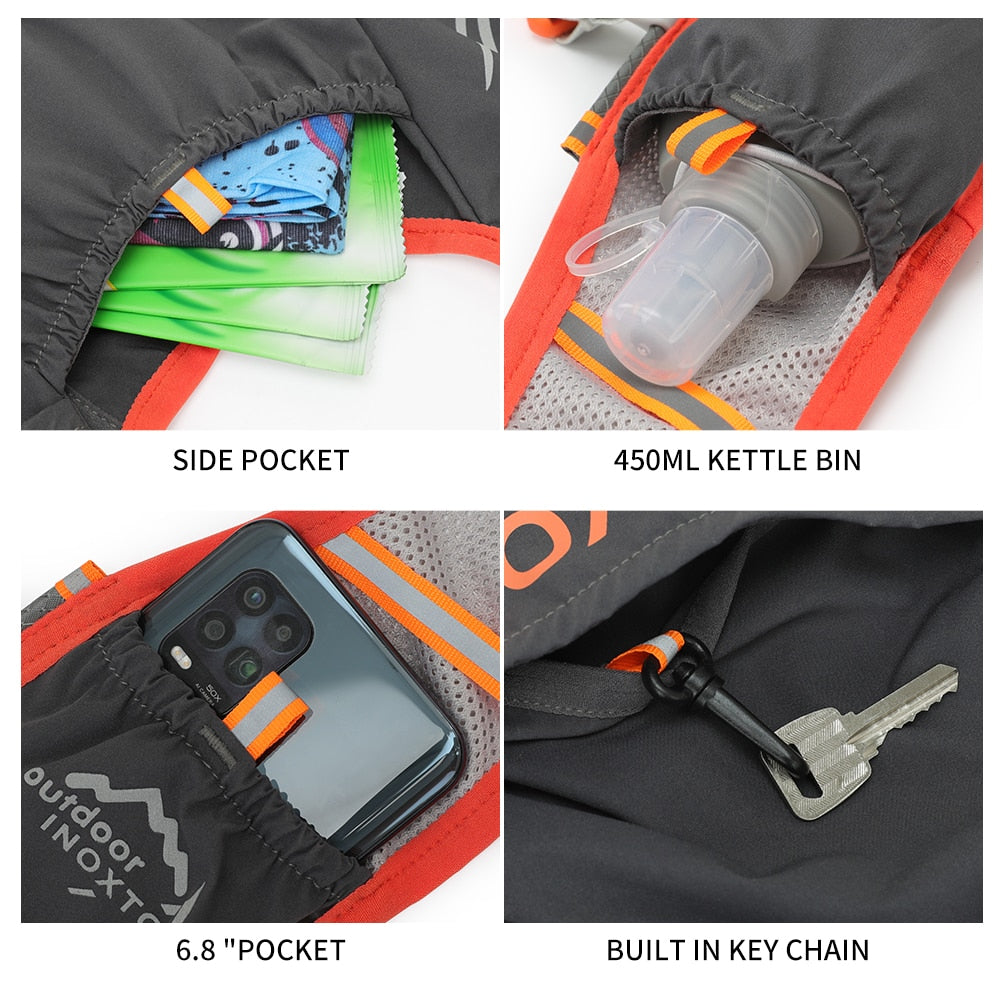 Laufweste Atmungsaktiv Rucksack für Hiking und Laufen