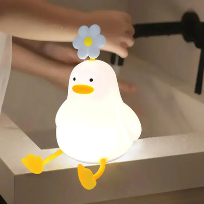 Blumen Ente Nachtlampe Süß Dekorationslicht