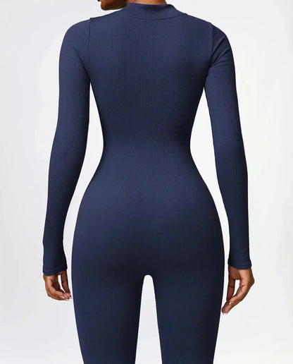 Aktiver Jumpsuit Stretch Damen Sportanzug
