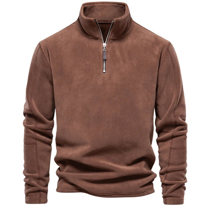Fleece Rollkragenpullover Warm Modern