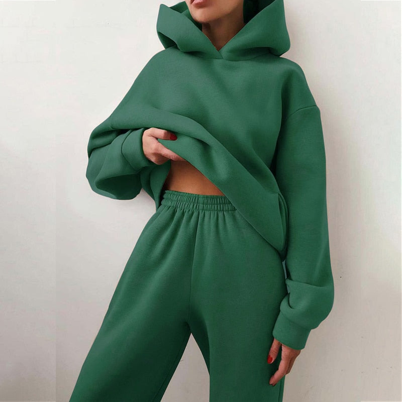 Sportliches Jogging Set Damen Baumwolle