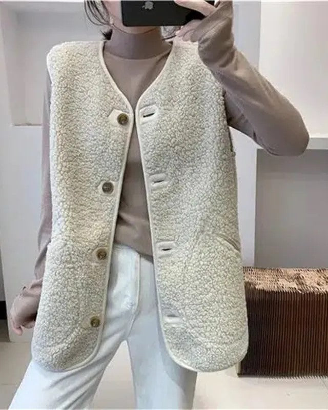 Wollweste Damen Luxus Stilvoll Elegante