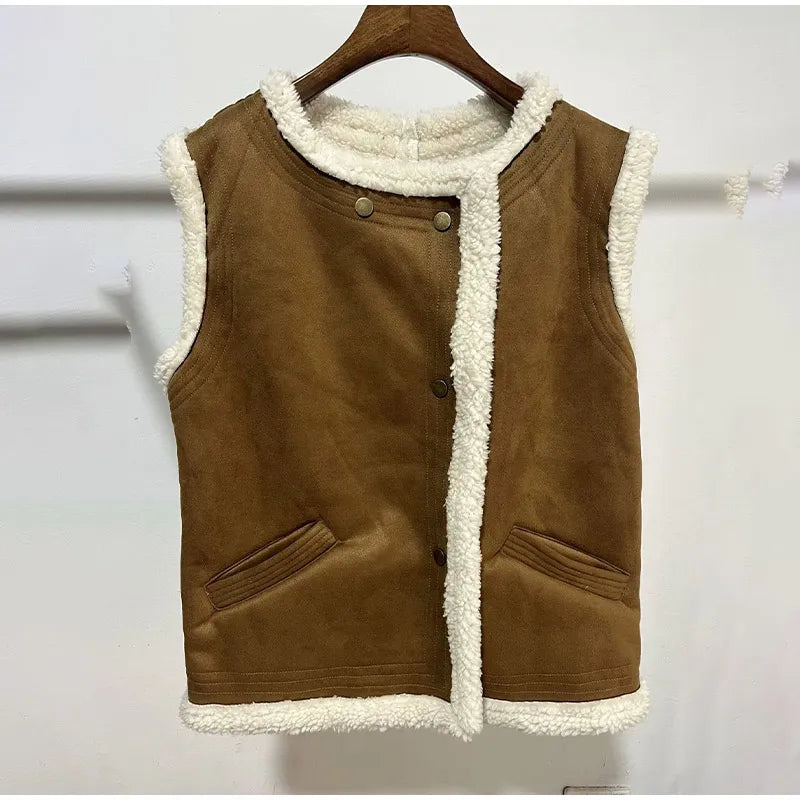 Leder Winterweste Elegant & Zeitlos
