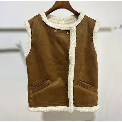 Leder Winterweste Elegant & Zeitlos