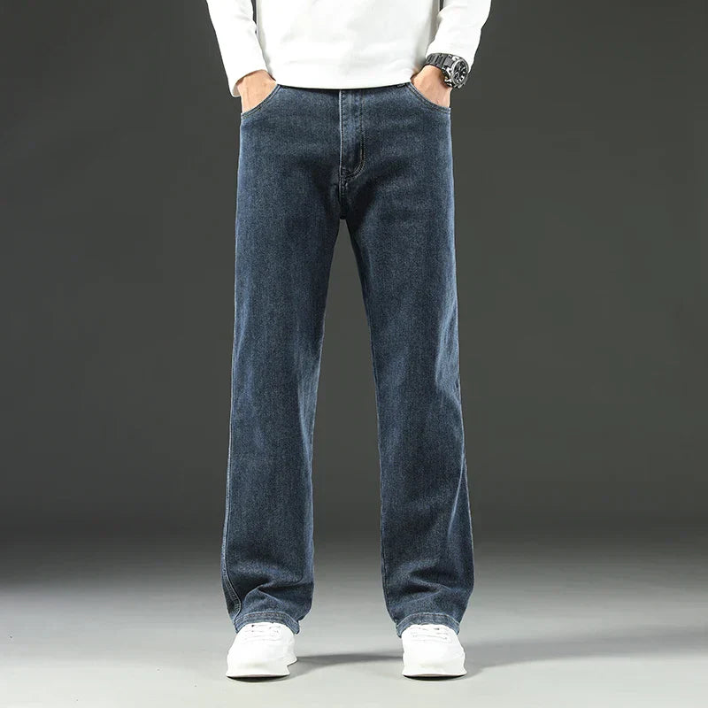 Herren Jeans Weit Bequem Relaxed Fit