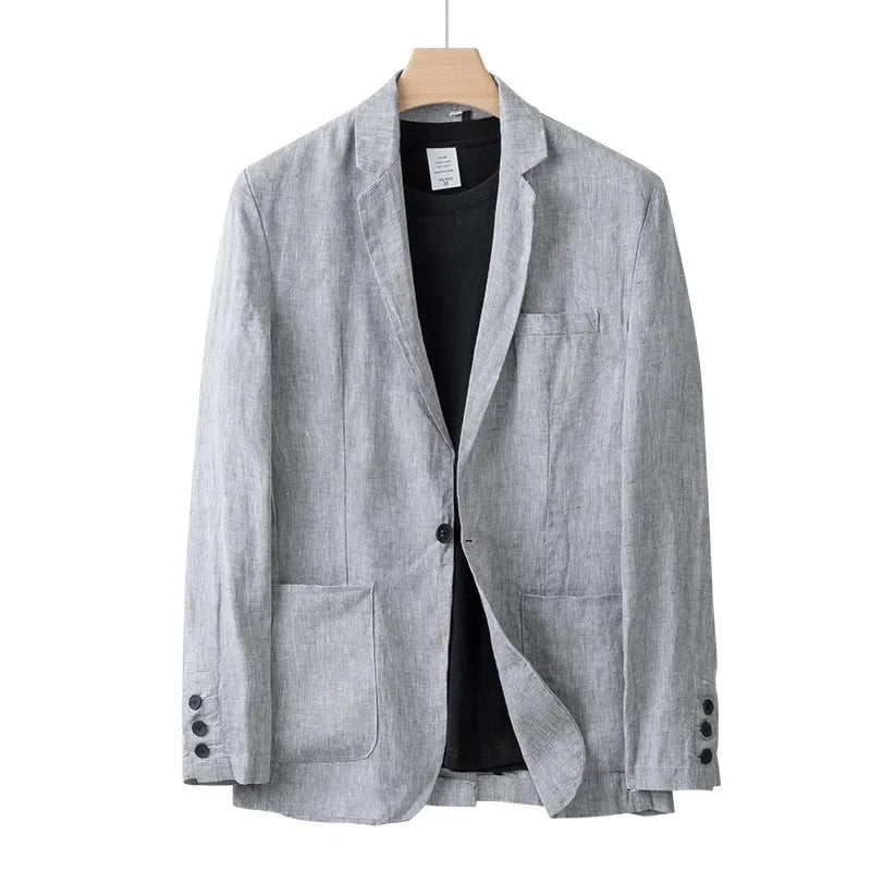 Leinenblazer Herren Leicht Sommer Modern