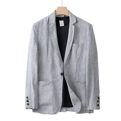 Leinenblazer Herren Leicht Sommer Modern