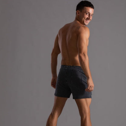 Herren Shorts Gestreift Sommer Modern