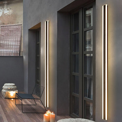 LED Wandlampe Modern Lange Streifen Elegent Silber - BerlinGlamour
