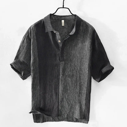 Herren Leinenhemd Elegant Sommer