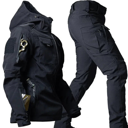 Wasserdichter Thermoanzug Herren Warm Mehrere Taschen