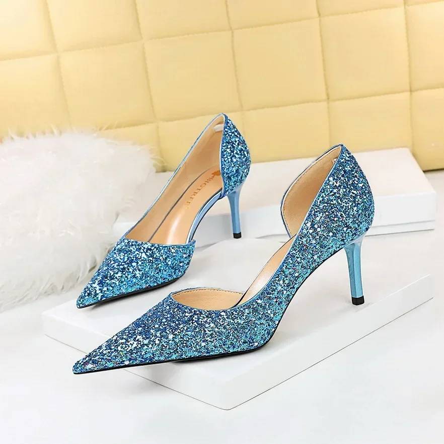 Stiletto Schuhe Hochzeit Hochhackig Glamour Damen