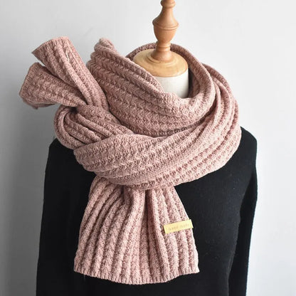 Weicher Strickwollschal Gemütlich Warm