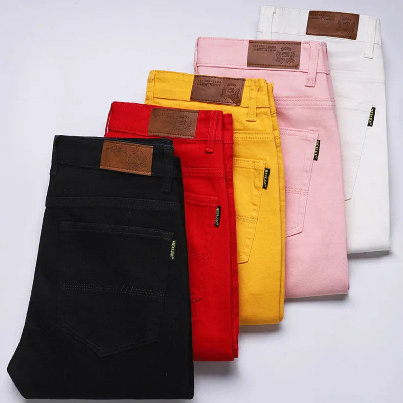 Herren Jeans Slim Fit Premium Denim Schmal - BerlinGlamour