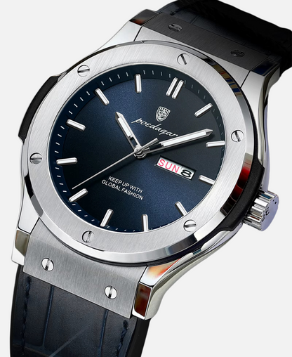 Herrenuhr Klassisch Leder Armband Elegante Design