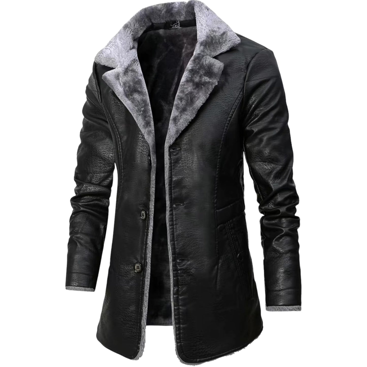 Lederjacke Herren Klassisch Schwarzes Leder - BerlinGlamour