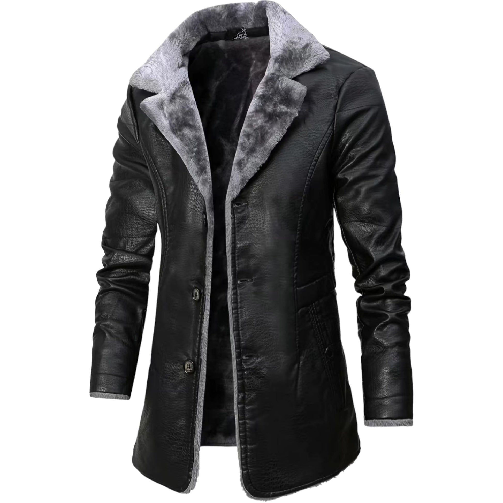 Lederjacke Herren Klassisch Schwarzes Leder - BerlinGlamour