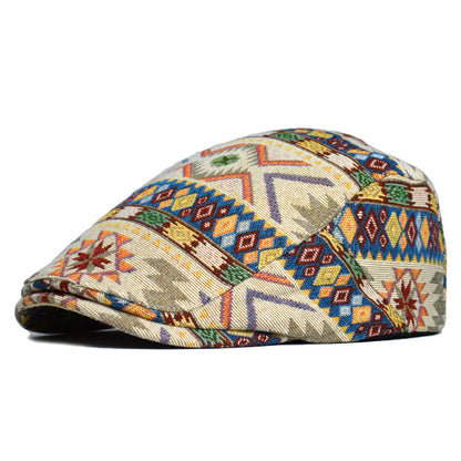 Herrenmütze Geometrisch Modern Baskenmütze