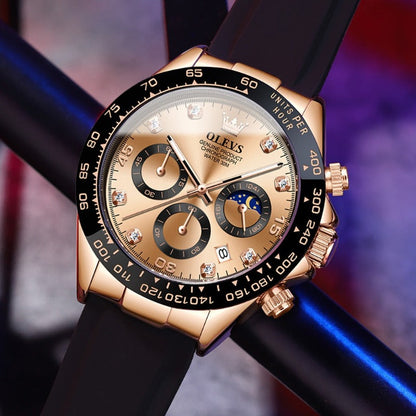 Herren Armbanduhr Edelstahl Elegante Analog